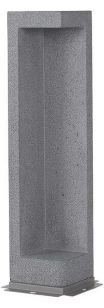 NOVA LUCE venkovní sloupkové svítidlo GRANTE šedý beton a hliník LED 5W 3000K 220-240V IP65 9790021
