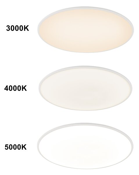 Mantra 8691 Slim, bílé stropní svítidlo, LED 24W, CCT 3000/4000/5000K, průměr 37cm