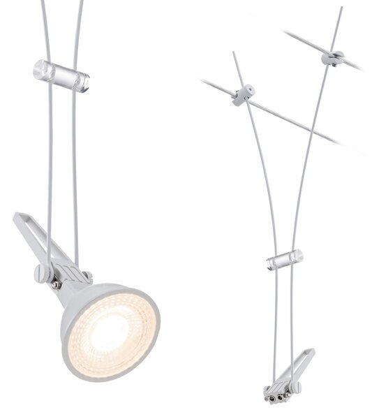 Paulmann 94488 Comet, bílý spot pro lankový systém, 1xGU5,3 max.50W