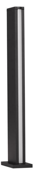 NOVA LUCE venkovní sloupkové svítidlo MINOT černý hliník a akryl LED 12W 3000K 100-240V 122st. IP54 9026125