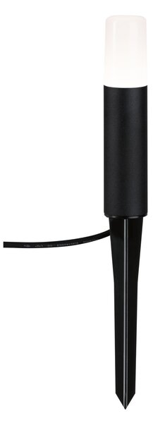 Paulmann 94533 Plug&Shine Flarea, vekovní černé sloupkové svítidlo LED 3,6W 3000K, výška 20cm , IP65