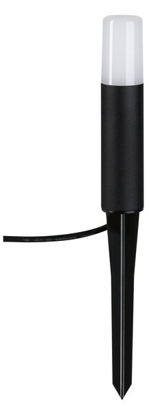 Paulmann 94533 Plug&Shine Flarea, vekovní černé sloupkové svítidlo LED 3,6W 3000K, výška 20cm , IP65