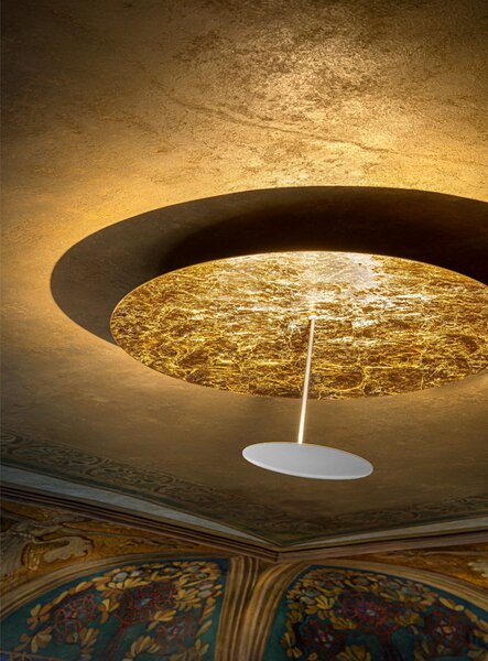 Catellani & Smith Luxusní stropní LED svítidlo Lederam C180, 2700K, 1x15W Barva: Bílá