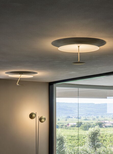 Catellani & Smith Luxusní stropní LED svítidlo Lederam C150, 2700K, 1x15W Barva: Bílá
