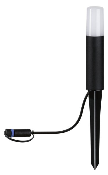 Paulmann 94533 Plug&Shine Flarea, vekovní černé sloupkové svítidlo LED 3,6W 3000K, výška 20cm , IP65