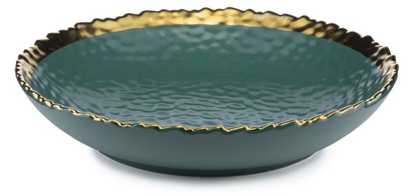 Keramická sada talířů Kati Green Gold 8ks