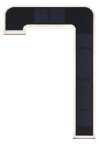 Paulmann 79848 solární domovní číslo 7 s vyměnitelnou baterií LED 0,2W 3000K, výška 23cm, IP44