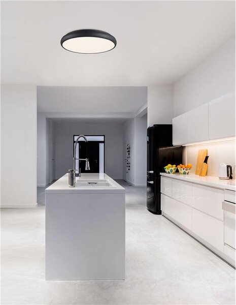 Nova Luce Stropní LED svítidlo GAP, 50W 3000K Barva: Černá