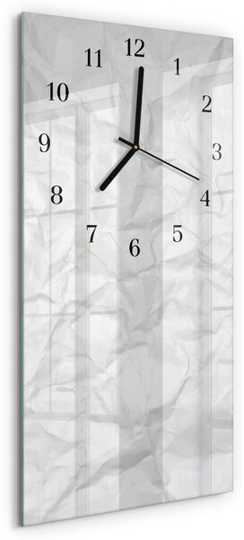 Skleněné hodiny vertikální List papíru zsppc-30x60-00177280