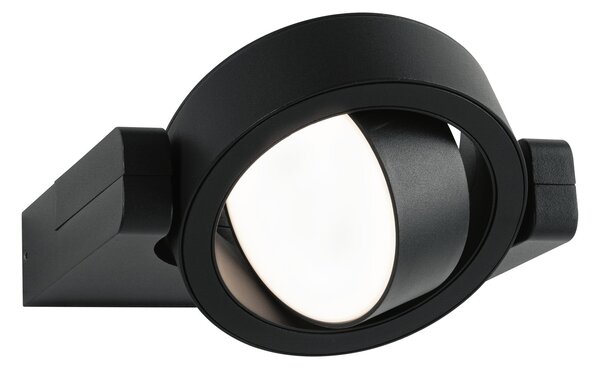 Paulmann 94406 Swivea, venkovní nástěnné svítidlo otočné 360°, LED 8W 3000K, tmavě šedá, IP44