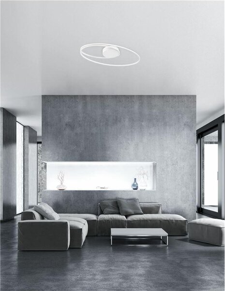 Nova Luce Stropní LED svítidlo VIAREGGIO, 28W 3000K Barva: Černá