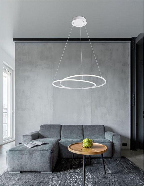 Nova Luce Závěsné LED svítidlo VIAREGGIO, 29W 3000K Barva: Chrom