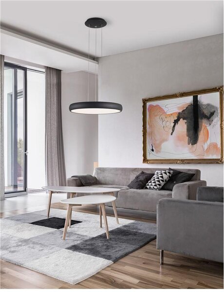Nova Luce Závěsné LED svítidlo GAP, 50W 3000K Barva: Bílá