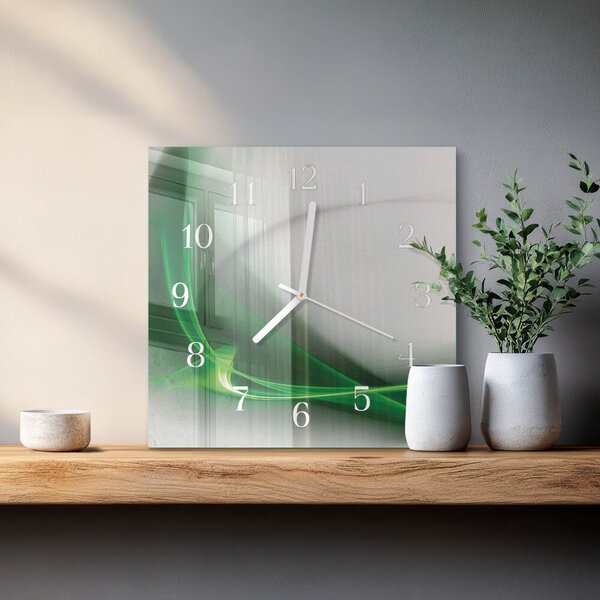 Skleněné hodiny Abstraktní čáry zskb-30x30-00057938