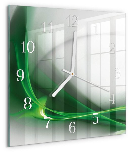 Skleněné hodiny Abstraktní čáry zskb-30x30-00057938