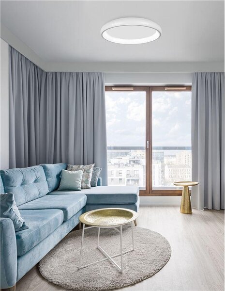 Nova Luce Stropní LED svítidlo ALBI, 80W 3000K stmívatelné Barva: Bílá