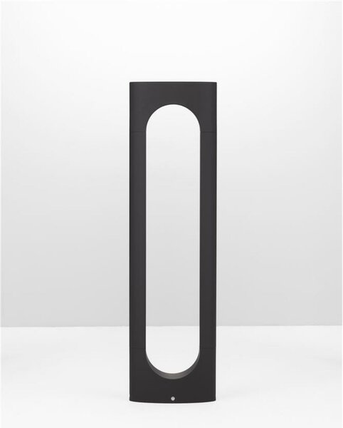 NOVA LUCE venkovní sloupkové svítidlo PORTAL černý hliník a akryl LED 13.5W 3000K 220-240V 296st. IP54 9002841