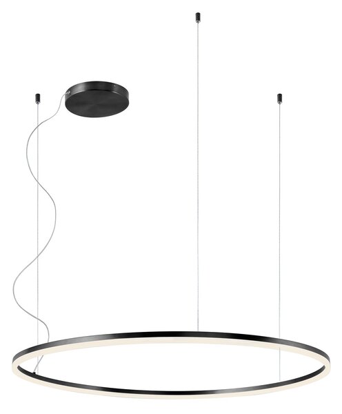 Redo 01-1950-DALI Orbit direct, závěsné kruhové svítidlo, 68W LED 3000K DALI, černá, prům. 100cm