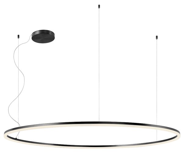 Redo 01-1952-DALI Orbit direct, závěsné kruhové svítidlo, 110W LED 3000K DALI, černá, prům. 150cm