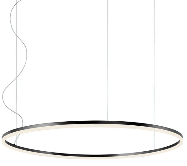 Redo 01-1950-DALI Orbit direct, závěsné kruhové svítidlo, 68W LED 3000K DALI, černá, prům. 100cm