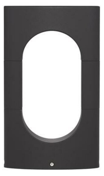 NOVA LUCE venkovní sloupkové svítidlo PORTAL černý hliník a akryl LED 13.5W 3000K 220-240V 296st. IP54 9002840