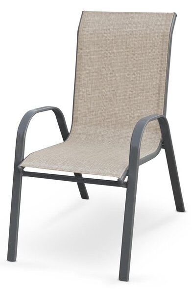 Halmar Zahradní židle MOSLER šedá