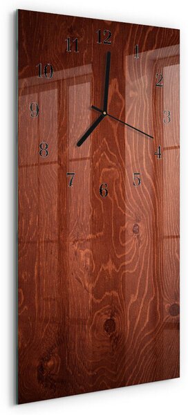 Skleněné hodiny vertikální Dřevěné panely zsppc-30x60-00175163