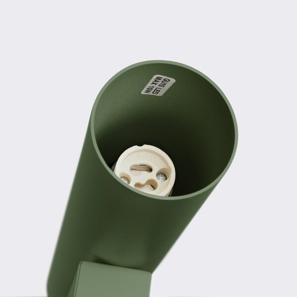 Nástěnné svítidlo Lagos, 1x olivové kovové stínítko