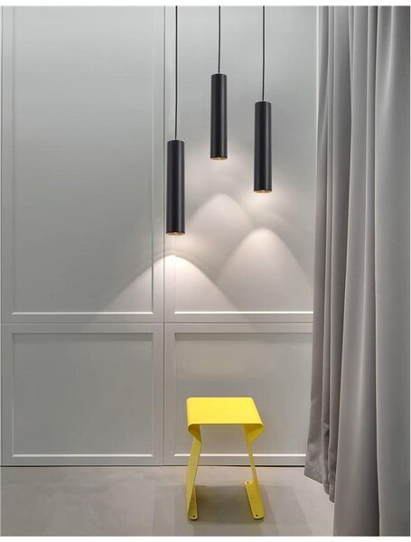 Nova Luce Závěsné svítidlo GIA, GU10 1x10W Barva: Černá