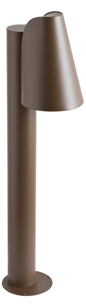 Redo 9532 Alvar, rezavohnědé venkovní ​​sloupkové svítidlo, 1xGU10 max 35W, výška 80cm, IP44