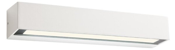 REDO Group 90250 Aroos, bílé venkovní nástěnné svítidlo s jednostranným svícením LED 14W 3000K, délka 38cm, IP65