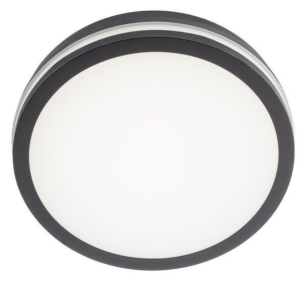 Redo 90286 Isola, kulaté stropní venkovní svítidlo LED 24W 3000/4000/6500K, antracit, průměr 26cm, IP54