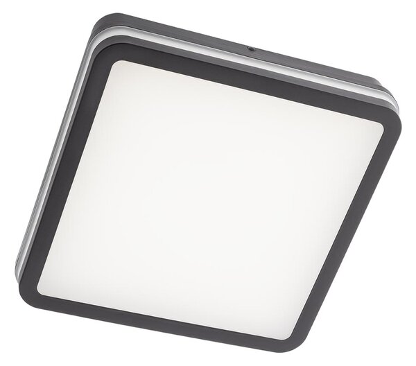 Redo 90288 Isola, stropní venkovní svítidlo LED 24W 3000/4000/6500K, antracit, rozměr 26x26cm, IP54