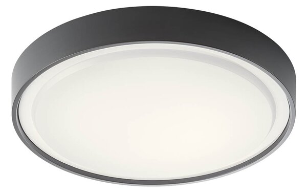 Redo 90156 Ponza, stropní venkovní svítidlo LED 18W 3000K, antracit, průměr 30cm, IP65
