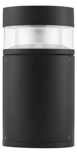 NOVA LUCE venkovní sloupkové svítidlo TALA černý hliník a akryl LED 12W 3000K 100-240V 180st. IP54 9026123