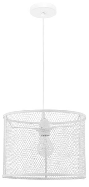 Nova Luce Závěsné svítidlo NET bílá hliník bílá kabel E27 1x12W