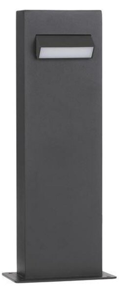 NOVA LUCE venkovní sloupkové svítidlo ZELDA černý hliník a akrylový difuzor proti oslnění LED 6W 3000K 100-240V IP65 9020921