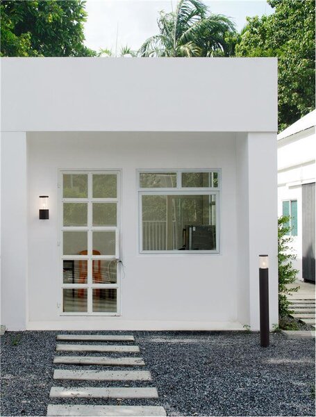 Nova Luce Venkovní nástěnné svítidlo CETERA černý hliník a akryl E27 1x12W IP54