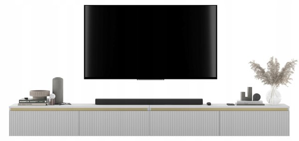 Závěsná TV skříňka Meble Lindner 280 cm x 30 cm x 35 cm