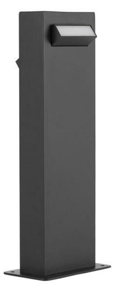 NOVA LUCE venkovní sloupkové svítidlo ZELDA černý hliník a akrylový difuzor proti oslnění LED 9W 3000K 100-240V IP65 9020923