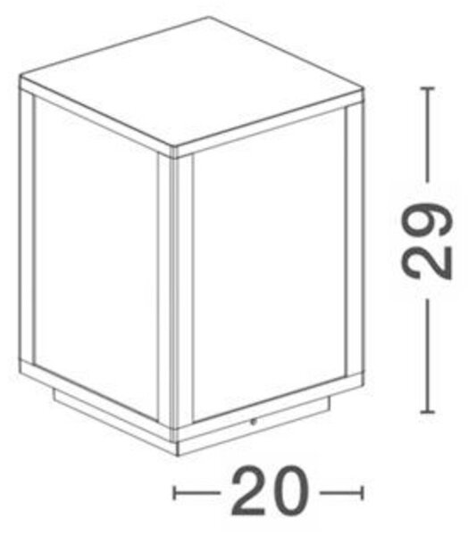 NOVA LUCE venkovní sloupkové svítidlo ZEST černý litý hliník čiré sklo E27 1x12W 220-240V IP54 bez žárovky 870045