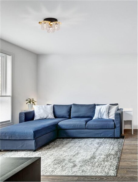 Nova Luce Stropní svítidlo LAWAN, 36cm, E14 3x5W Barva: Chrom
