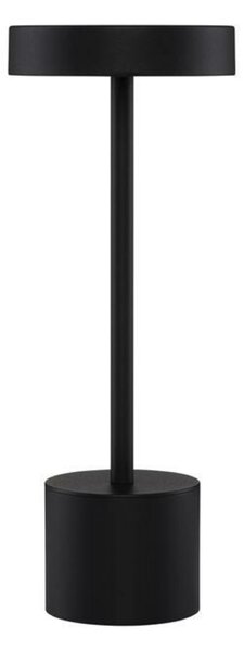 NOVA LUCE venkovní stolní lampa FUMO černý hliník a akryl LED 2W 3000K 3000K 220-240V 163st. IP54 vypínač na těle / USB kabel 9002864