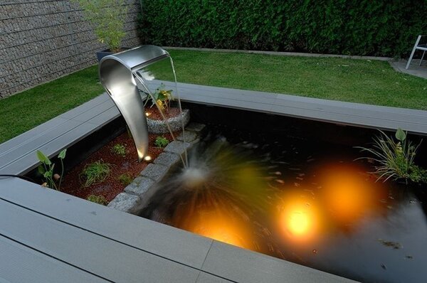 Deko-Light Shark, podvodní svítidlo, 11,8W LED 3000K, prům 11,5cm, IP68 max 2m