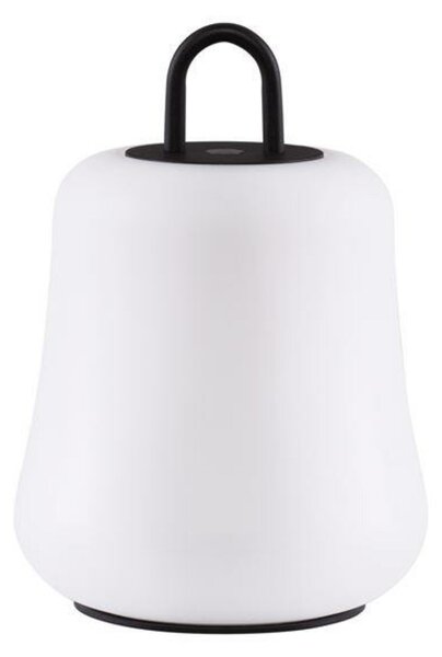 NOVA LUCE venkovní stolní lampa JIGRA černý hliník a akryl LED 2W 3000K 3,7V 339st. IP54 vypínač na těle / USB kabel 9002877
