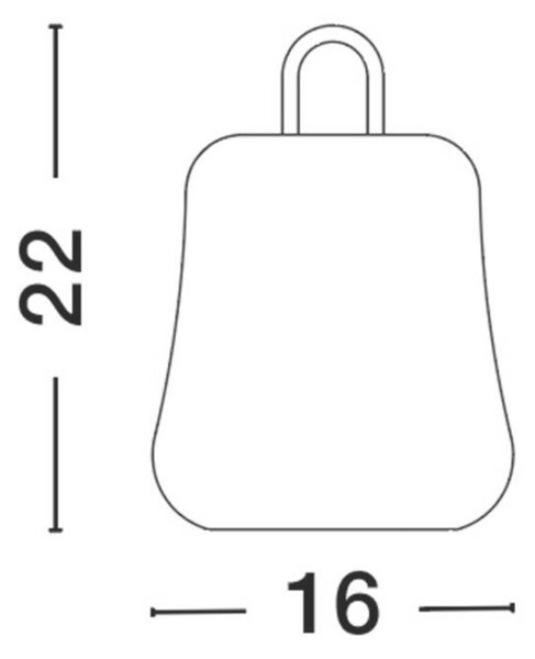 NOVA LUCE venkovní stolní lampa JIGRA černý hliník a akryl LED 2W 3000K 3,7V 339st. IP54 vypínač na těle / USB kabel 9002877