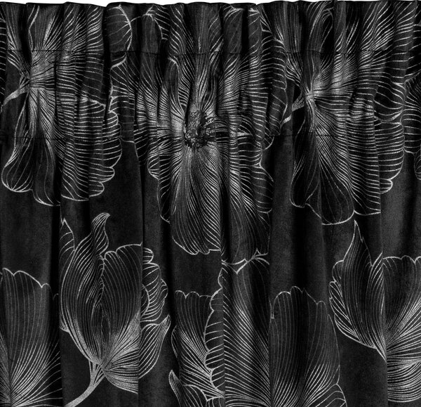 ZATEMŇOVACÍ ZÁVĚS NA PÁSCE STELLA 140X300 CM KVĚTY