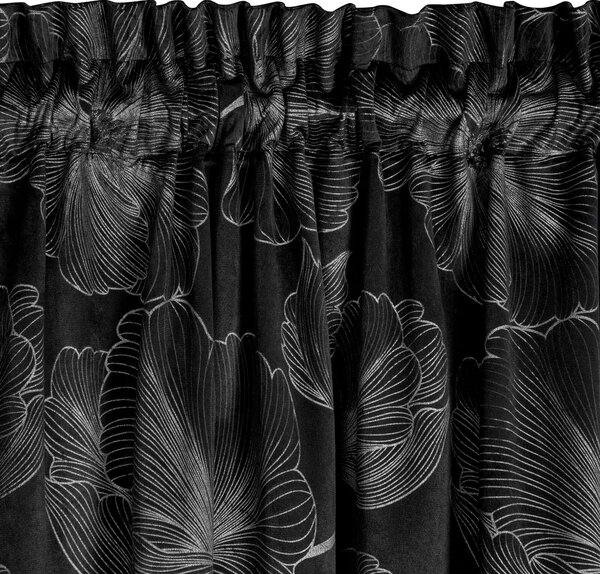 ZATEMŇOVACÍ ZÁVĚS NA PÁSCE STELLA 140X300 CM KVĚTY