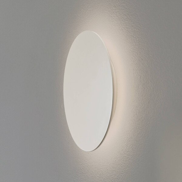 Argon LED nástěnné světlo Orios Plus, písková barva, kov, Ø 30 cm, Krémová / jantar, Obývací pokoj / jídelna, kov, Moderní