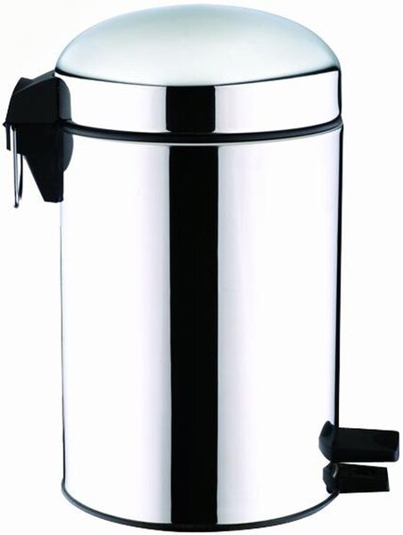 Toro Nerezový nášlapný odpadkový koš Retro 5l